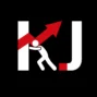 Official logo of Harikrishna K J, best freelance digital marketer in Thrissur Kerala — featuring the initials HKJ with a growth arrow symbolizing digital marketing success.